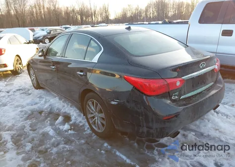 2017 Infiniti Q50 3.0T Premium from USA, damaged, VIN JN1EV7ARXHM836113